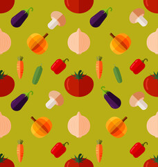 vegetable seamless pattern