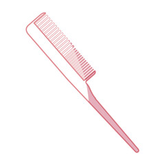 Hairdressing brush accesory icon vector illustration graphic design