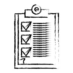 clipboard paper isolated icon vector illustration design