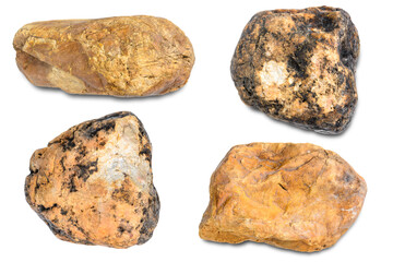 rock stone mountain isolated