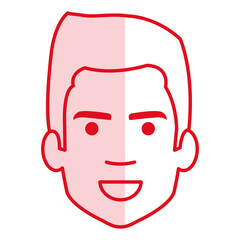 young man avatar character vector illustration design