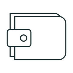 wallet money isolated icon vector illustration design