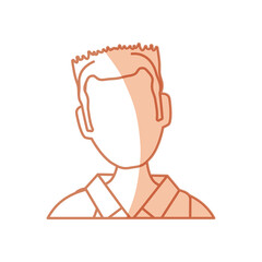 Anonymous man faceless icon vector illustration graphic design