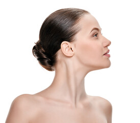 Naklejka premium Perfect female neck