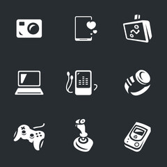 Vector Set of Gadgets Icons.