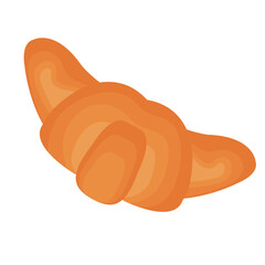 delicious croissant isolated icon vector illustration design
