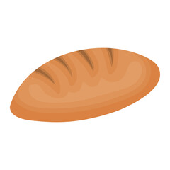 delicious bread isolated icon vector illustration design