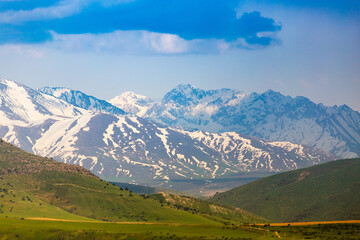 Naklejka premium Beautiful landscape of nature in the Tien Shan mountains