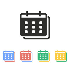 Planning calendar - vector icon.