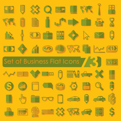 Set of business icons