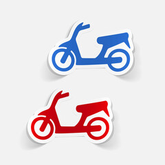 realistic design element: scooter