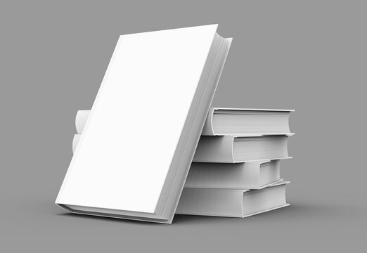 blank hard cover book template