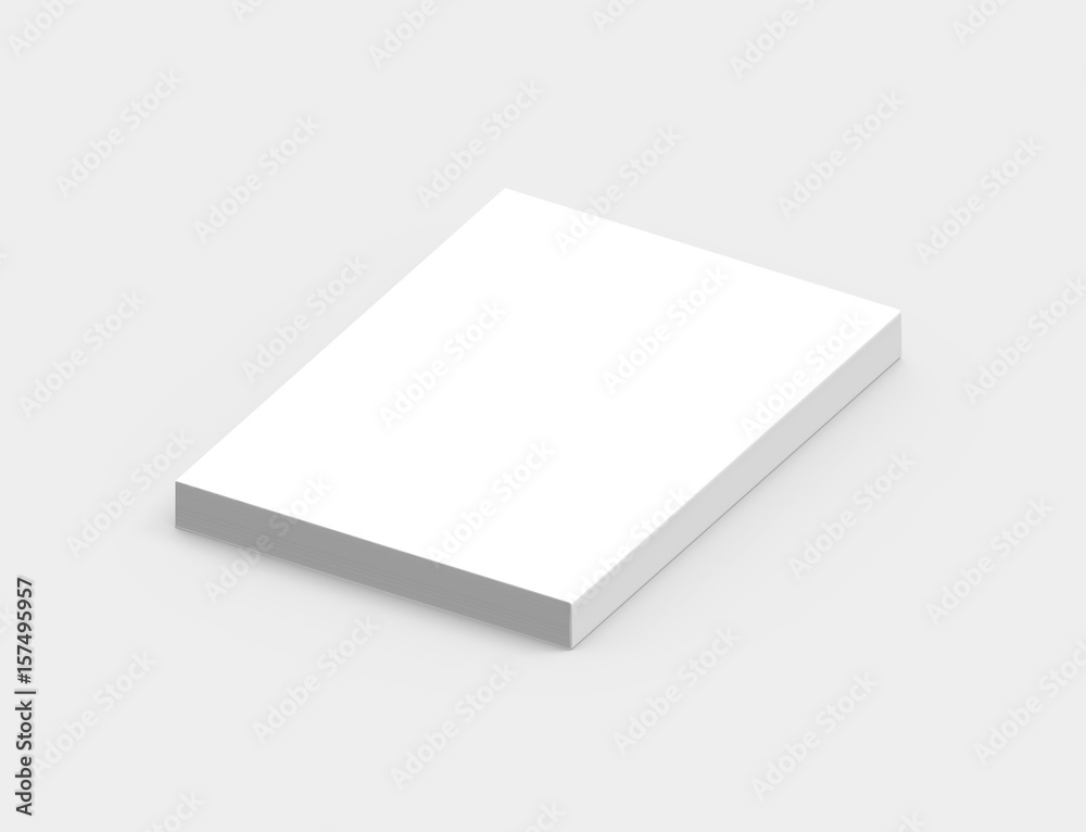 Canvas Prints Blank hard cover book template