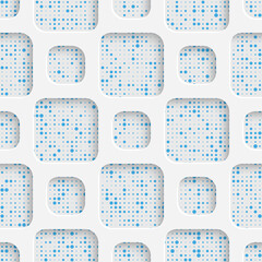 Seamless Elegant Pattern. Abstract Three-dimensional Background