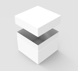 tilt blank paper box