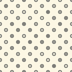 Seamless Circle Pattern. Vector Regular Texture