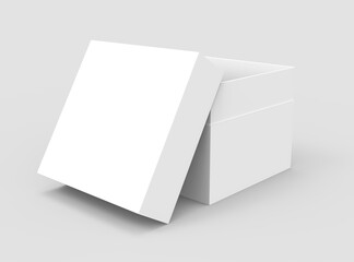 tilt blank paper box