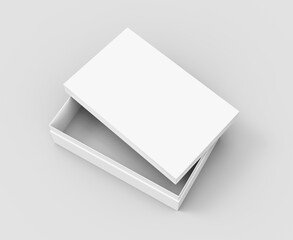 tilt blank paper box