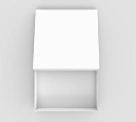blank paper box