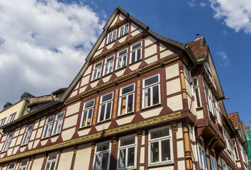 Half-timbered house in the historic center of Celle
