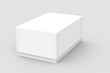 tilt blank paper box