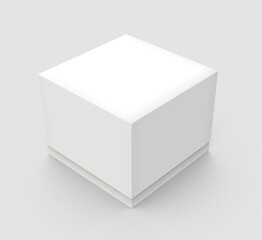 tilt blank paper box