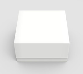 blank paper box