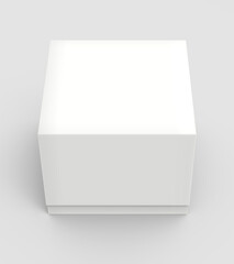 blank paper box