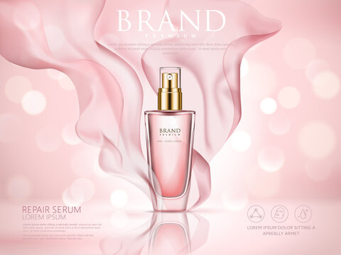 repair serum ad pink