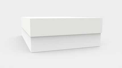 tilt blank paper box