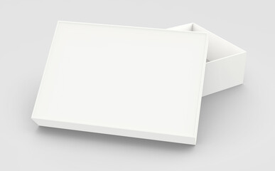tilt opened paper box