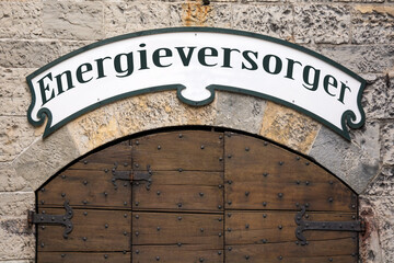 Schild 245 - Energieversorger
