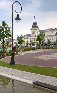 City of Jever Germany. Lanternpol. Ost Friesland. Hof von Oldenburg.