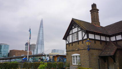 Fototapeta na wymiar Photo of city of London, spring 2017, United Kingdom