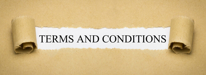 Terms and Conditions