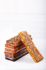 Fruit berry and nut energy bars.