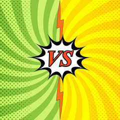 Colorful confrontation light background