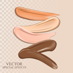 colorful smear elements