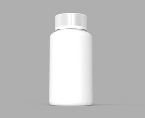 blank medicine bottle