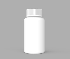 blank medicine bottle