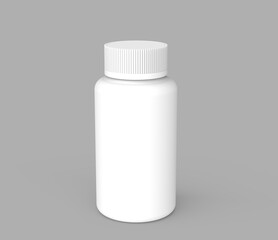 blank medicine bottle