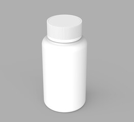 blank medicine bottle