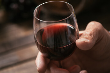 Wine tasting at the tavern