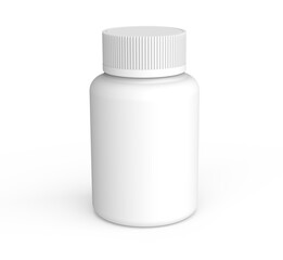blank medicine bottle