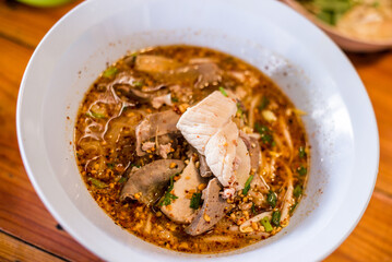 Tom Yum Noodle Soup spicy Thaifood