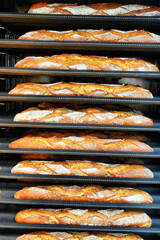 loaf of bread is baked