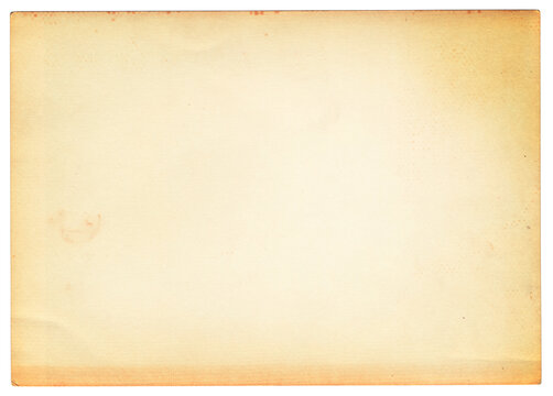 Back of an old photo