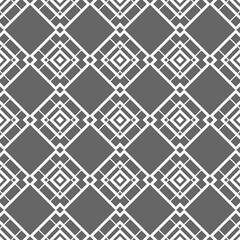 Grey ornamental seamless wallpaper pattern, vector illustration