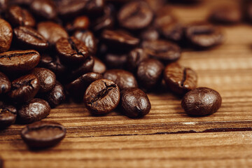 Roasted coffee beans
