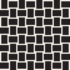 Shapes seamless pattern background. Stylish symmetric lattice.  Abstract geometric tiling mosaic